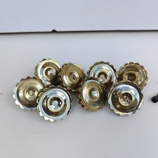 VECCHIA MANIGLIA IN OTTONE A POMELLO PER MOBILI VARI 4,5 cm -Vintage 50s-60s