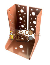 Staffa Scarpa Ancoraggio per Travi in Legno, Supporto Verniciato Colore Marrone