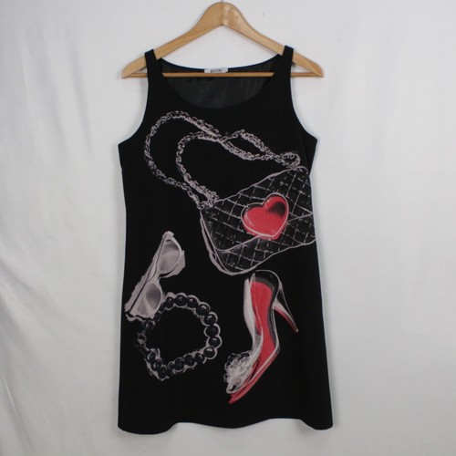 Abito moschino nero fantasia - abito, a