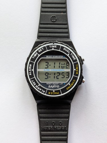 Raro orologio sanyo anni 80 - sanyo,