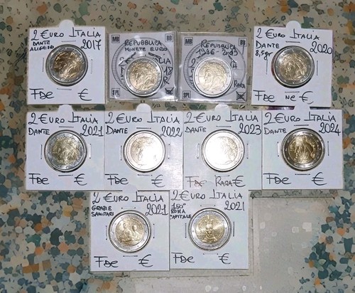 Euro italia fdc - italia, unc