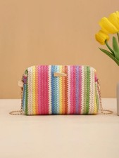 Borsa a tracolla donna rattan