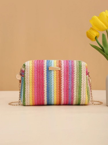 Borsa tracolla donna rattan - a,