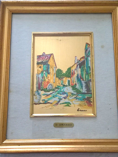 Quadro grasso dipinto - g.grasso, in