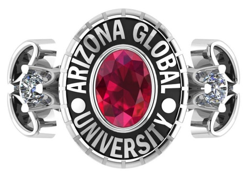 Anello pietra nascita ovale - pietra,