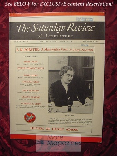 Saturday review august 1938 - saturday,
