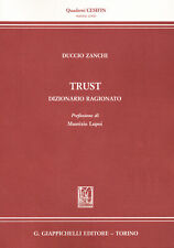 Trust. Dizionario ragionato -