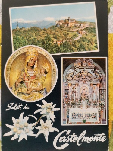 Cartolina antica saluti - cartolina, da