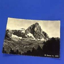 IL CERVINO CARTOLINA bianco e