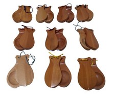 Lotto 5 coppie di nacchere