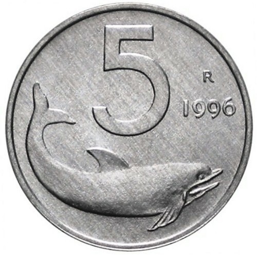 Lire 1996 fdc delfino - lire, fdc-