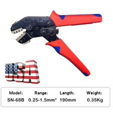 Pinza crimpatrice SN-68B 0,25-1,5 mm² per terminale Dupont,TE,JST,Molex