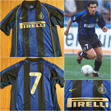 Maglia Shirt Trikot Camiseta Fc Inter Milan Nike home 2001/02 Conceicao original