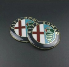 2 Stemma PER ALFA ROMEO 147 GT 159 GIULIETTA MITO Anteriore Posteriore
