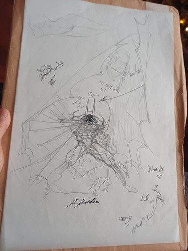 Original comic art batman - original,