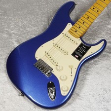 Fender American Ultra Stratocaster tastiera in acero Cobra Blue chitarra...