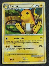Pokemon RAICHU HOLO 10/123 Heart Gold Soul Silver Ita