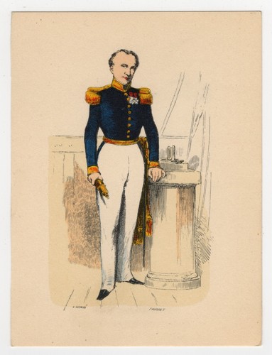 Vice amiral cartolina - (1844),