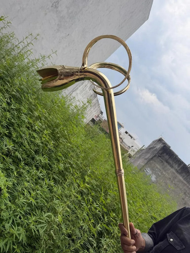 Handmade 6ft brass carnyx - handmade,