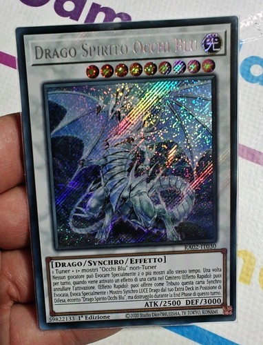 Drago spirito occhi blu - drago,