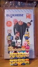 MINIONS BLOCKHEDZ "CATTIVISSIMO ME" ESSELUNGA COLLEZIONE COMPLETA COLLECTOR BOX