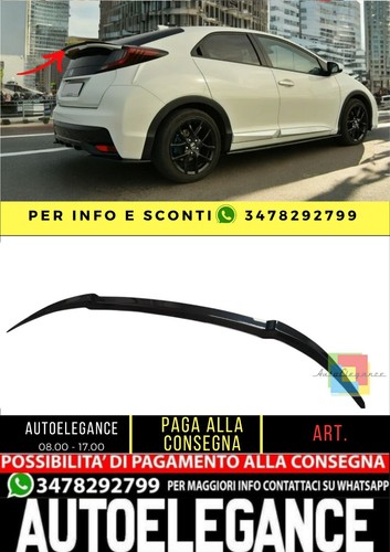 Spoiler nero lucido - lucido, abs