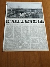 1957 NUOVO POTENTE IMPIANTO RADIOTRASMITTENTE DEL LAGO BRACCIANO RADIO VATICANO