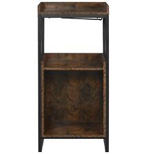 DecHome Mobile Portabottiglie Cantinetta Vini e Portacalici Marrone A139146AO12