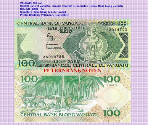 Vanuatu 100 vatu - vanuatu,