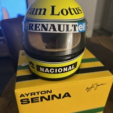 Mini casco Ayrton Senna F1