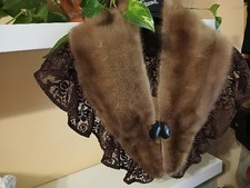 splendida mantellina in visone