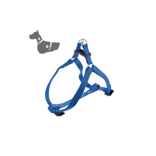 Zoov pettorina reg nylon blu - zoov,