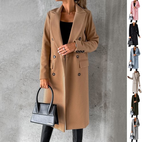 Cappotto lungo doppiopetto - doppiopetto, con