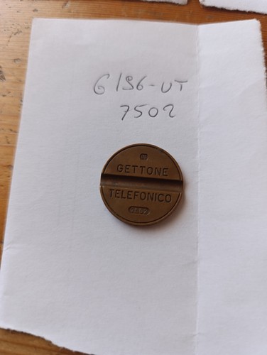 Gettone telefonico 7502 - ut,