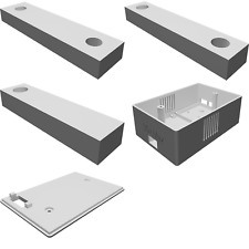 Power Supply Case for DC-DC Solar Battery Charging System with USB Display