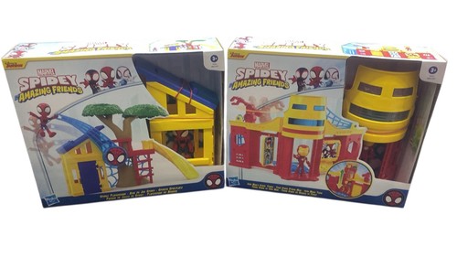 Spidey amazing friends - spidey, playset