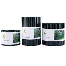 Recinzione da Giardino Resistente alle Intemperie Rotolo 9M per Prato e Fioriera Bordure