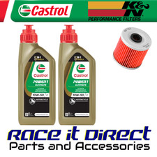 Kit manutenzione per Kawasaki KLF300 B Bayou 1988-2004 Castrol & K&N