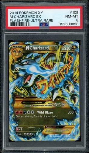 Pokemon psa charizard ex - m,