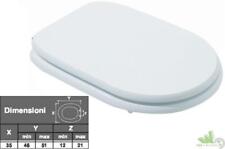 COPRIVASO IN LEGNO LACCATO BIANCO 35x46,5 TAVOLETTA SEDILE WC COPRIWATER