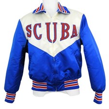 VINTAGE uomo GIACCA SUBACQUEA