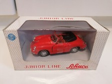 SCHUCO PORSCHE 356 CABRIO Red 1:43 1 / 43 JUNIOR LINE Cod. 27003