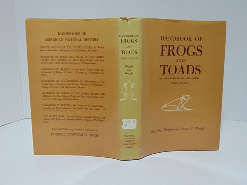Handbook frogs and toads of - and,