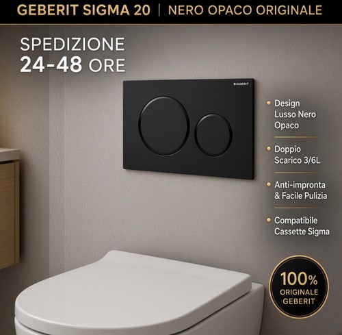 Geberit sigma20 placca comando - sigma20,