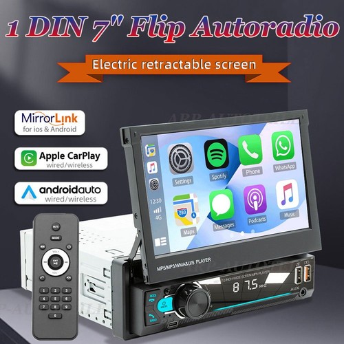 Autoradio led flip touch - autoradio,