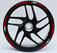 12 Adesivi ruote moto strisce cerchi 17 POLLICI Ducati Panigale V4 D0062