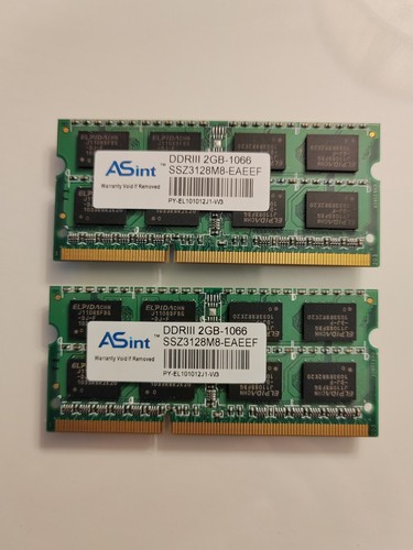 Pezzi 2gb laptop ram asint - pezzi,