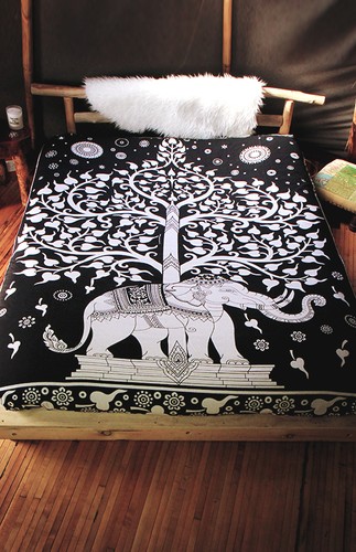Arazzo hippie elefante albero - arazzo,