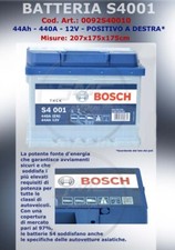 BATTERIA AUTO BOSCH  S4 0010