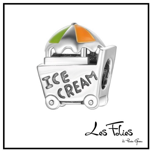 Charm carretto gelati ciondolo - charm,